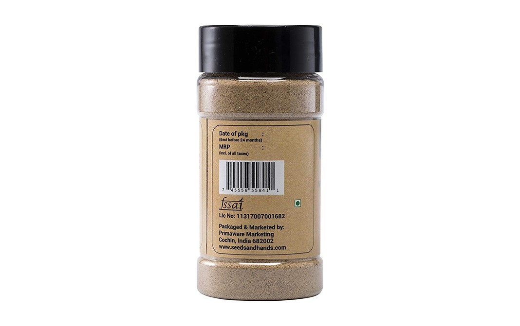 Seeds And Hands White Pepper Powder    Plastic Bottle  60 grams